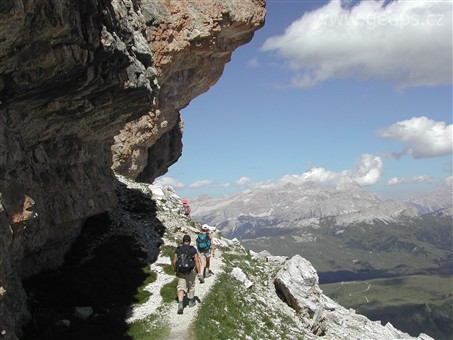 Pohodové týdny v horách s turistikou - Itálie - Dolomity - okolí masivu Piz Boe