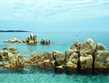 Pobytový zájezd - Francie, Korsika, Golfe de Valinco, skaliska v moři